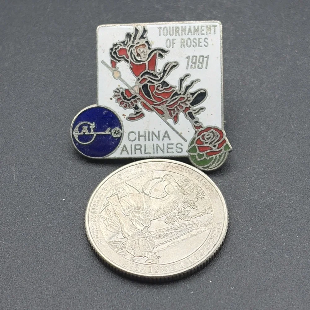 1991 Tournament Of Roses China‎ Airlines Lapel Hat Pin